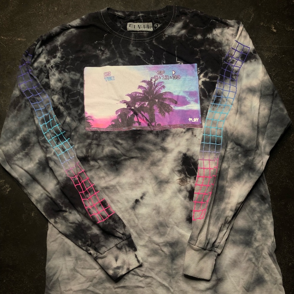 Civil Regime Retro VHS Long Sleeve Shirt